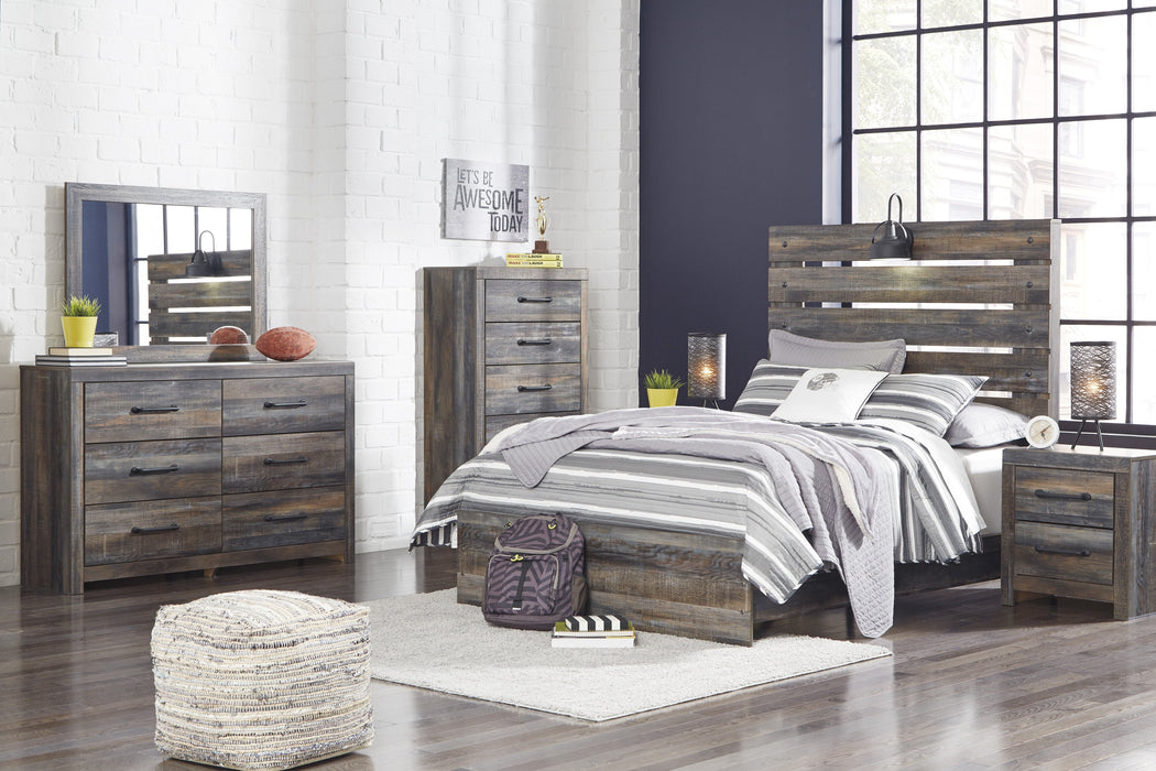 Drystan Brown Youth Panel Bedroom Set - Gate FurnitureYouth Bedroom Set