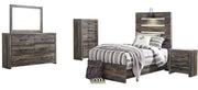 Drystan Brown Youth Panel Bedroom Set - Lara FurnitureYouth Bedroom Set