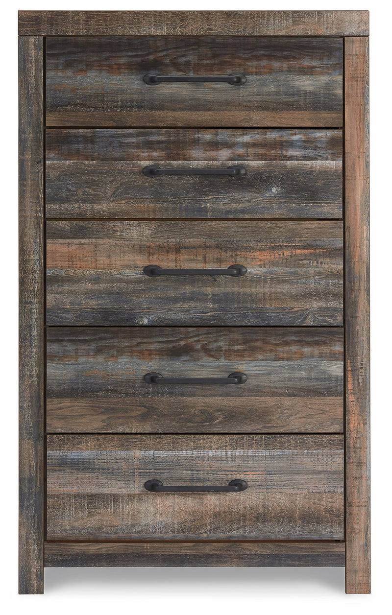 Drystan King Panel Bed with Chest and Nightstand in Multi from Ashley - Lara Furniture