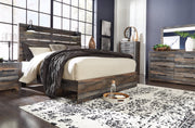 Drystan King Panel Bed with Chest and Nightstand in Multi from Ashley - Lara Furniture