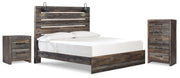 Drystan King Panel Bed with Chest and Nightstand in Multi from Ashley - Lara Furniture