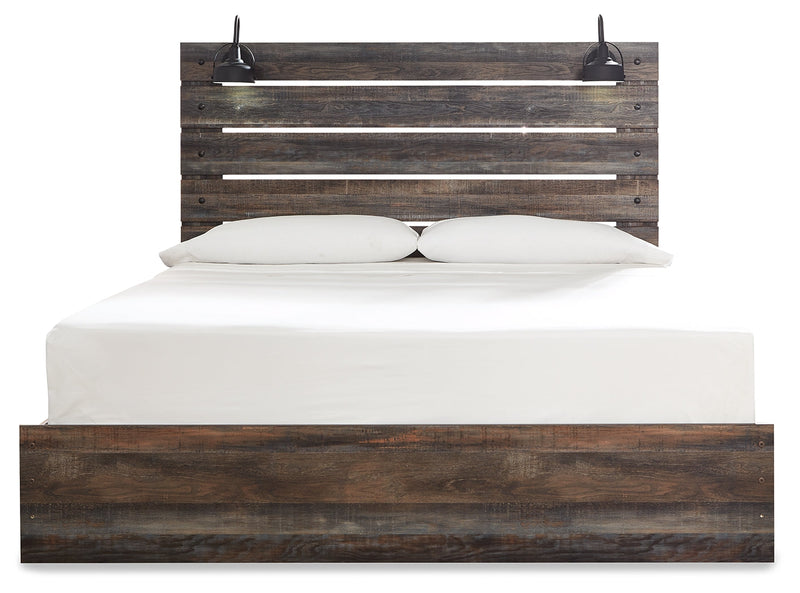 Drystan King Panel Bed with Chest and Nightstand in Multi from Ashley - Lara Furniture