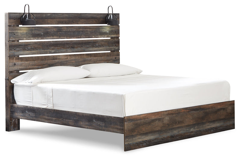 Drystan King Panel Bed with Chest and Nightstand in Multi from Ashley - Lara Furniture