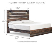 Drystan King Panel Bed with Chest and Nightstand in Multi from Ashley - Lara Furniture