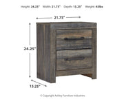Drystan King Panel Headboard Bed with Mirrored Dresser and 2 Nightstands in Multi - Gate FurnitureBedroom Set