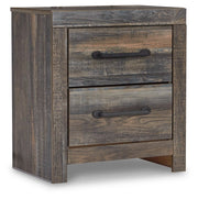 Drystan King Panel Headboard Bed with Mirrored Dresser and 2 Nightstands in Multi - Gate FurnitureBedroom Set