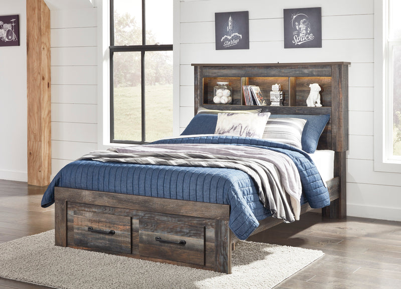 Drystan Multi Bookcase Footboard Storage Youth Bedroom Set - Lara FurnitureYouth Bedroom Set