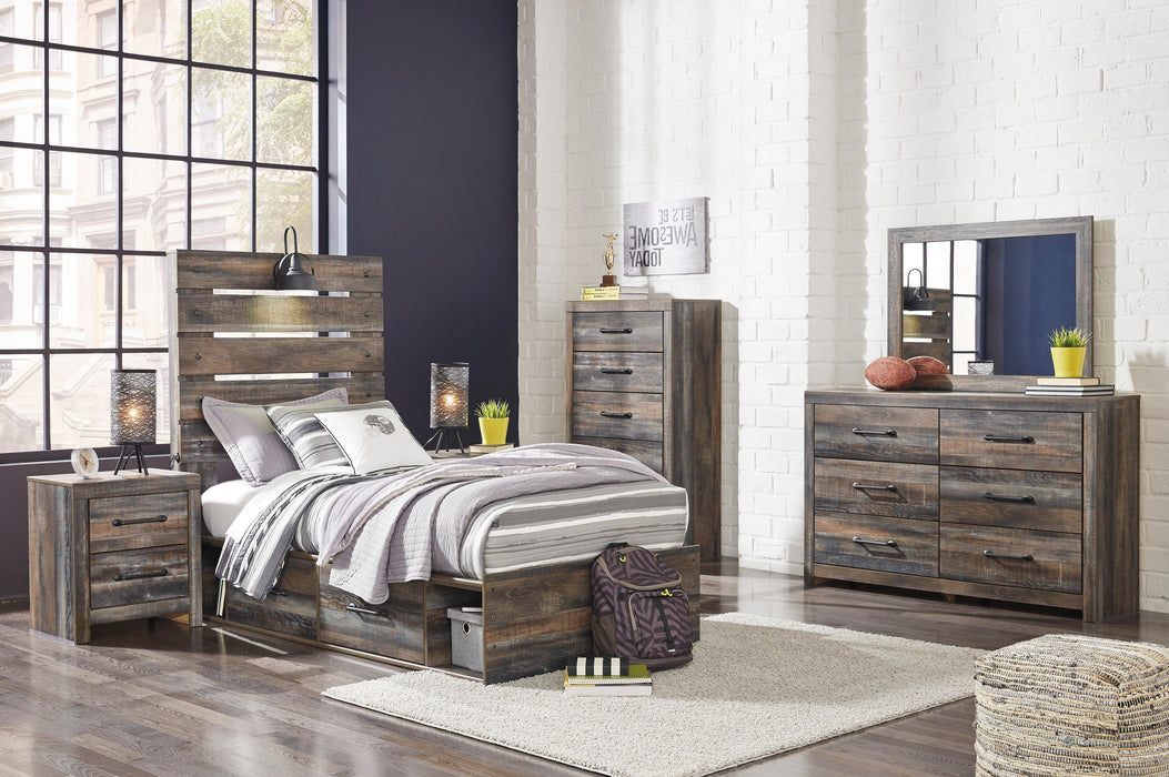 Drystan Multi Double Side Storage Platform Youth Bedroom Set - Gate FurnitureYouth Bedroom Set