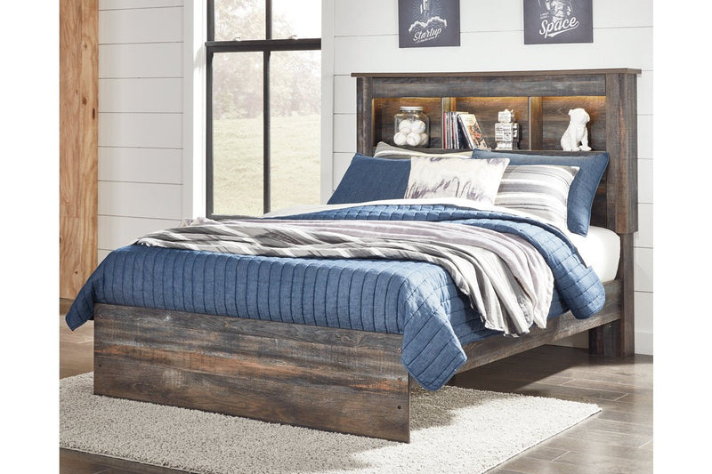 Drystan Multi Full Bookcase Bed - Lara FurnitureFull Bed