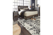 Drystan Multi King Panel Bed with 4 Storage Drawers - Lara FurnitureKing Bed