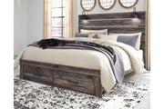 Drystan Multi King Panel Bed with Storage - Lara FurnitureKing Bed
