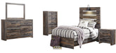 Drystan Multi Panel Youth Bedroom Set - Gate FurnitureYouth Bedroom Set
