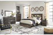 Drystan Multi Queen Bookcase Bed - Gate FurnitureQueen Bed