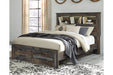 Drystan Multi Queen Bookcase Bed with 2 Storage Drawers - Gate FurnitureQueen Bed
