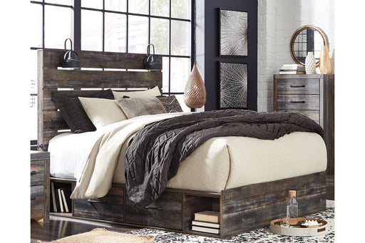Drystan Multi Queen Platform Bed with 4 Storage Drawers - Lara FurnitureQueen Bed