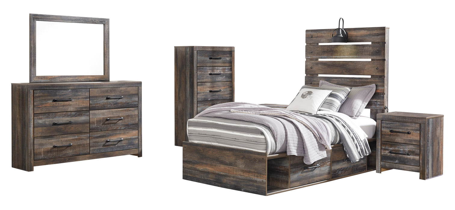 Drystan Multi Side Storage Platform Youth Bedroom Set - Gate FurnitureYouth Bedroom Set
