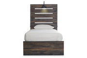 Drystan Multi Twin Panel Bed with 2 Storage Drawers - Lara FurnitureTwin Bed