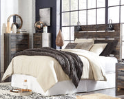 Drystan Queen Panel Headboard Bed with Dresser in Multi from Ashley - Lara Furniture