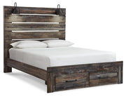 Drystan Queen Panel Storage Bed, Dresser, Mirror, Chest and 2 Nightstands - B211B123