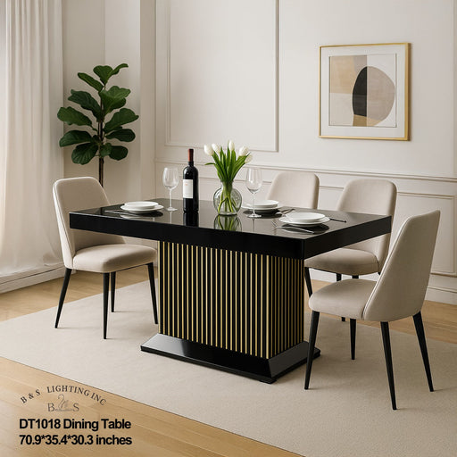 DT1018 – Dining Table 70.9"×35.4"×30.3" - 210000007898