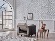 Dublin Boss Cream 3-Seat Sleeper Sofa from Bellona - Lara Furniture