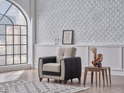 Dublin Boss Cream 3-Seat Sleeper Sofa from Bellona - Lara Furniture