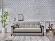 Dublin Sleeper (Boss Cream) Living Room Set - Lara FurnitureLiving Room Set
