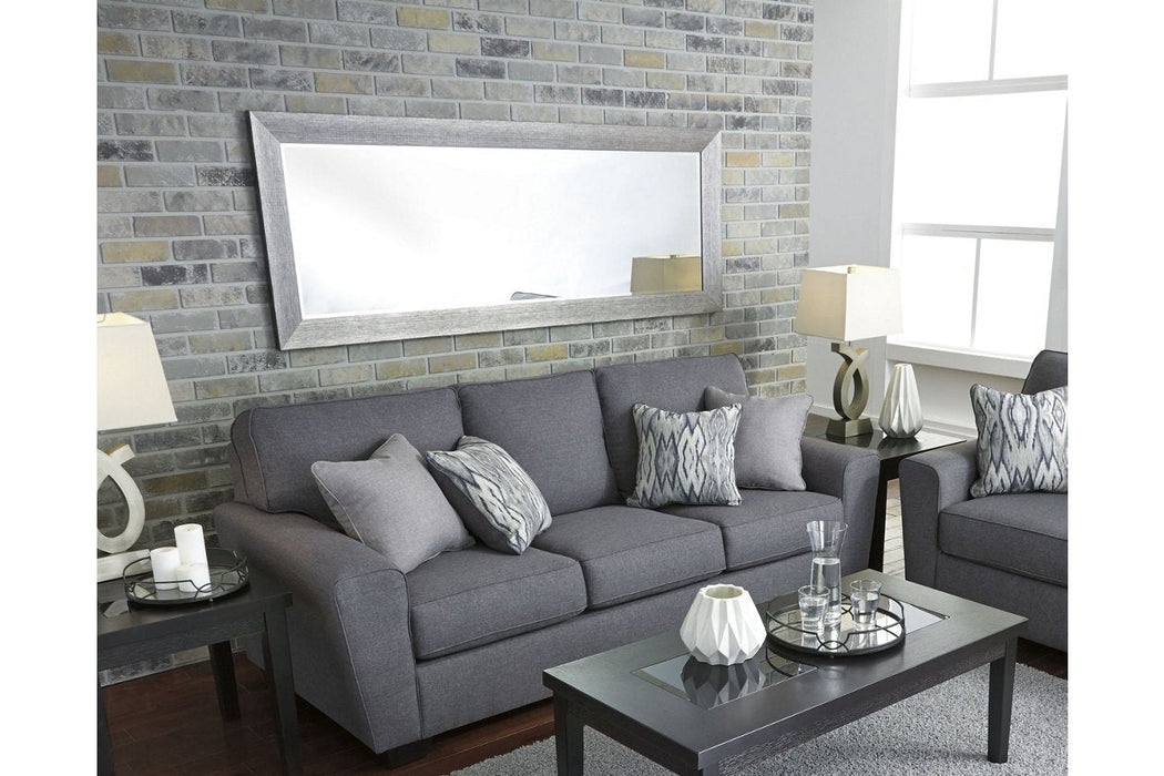 Duka Silver Finish Floor Mirror - Gate FurnitureMirror