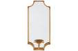 Dumi Gold Finish Wall Sconce - Gate FurnitureSconce