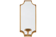 Dumi Gold Finish Wall Sconce - Lara FurnitureSconce
