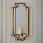 Dumi Gold Finish Wall Sconce - Lara FurnitureSconce