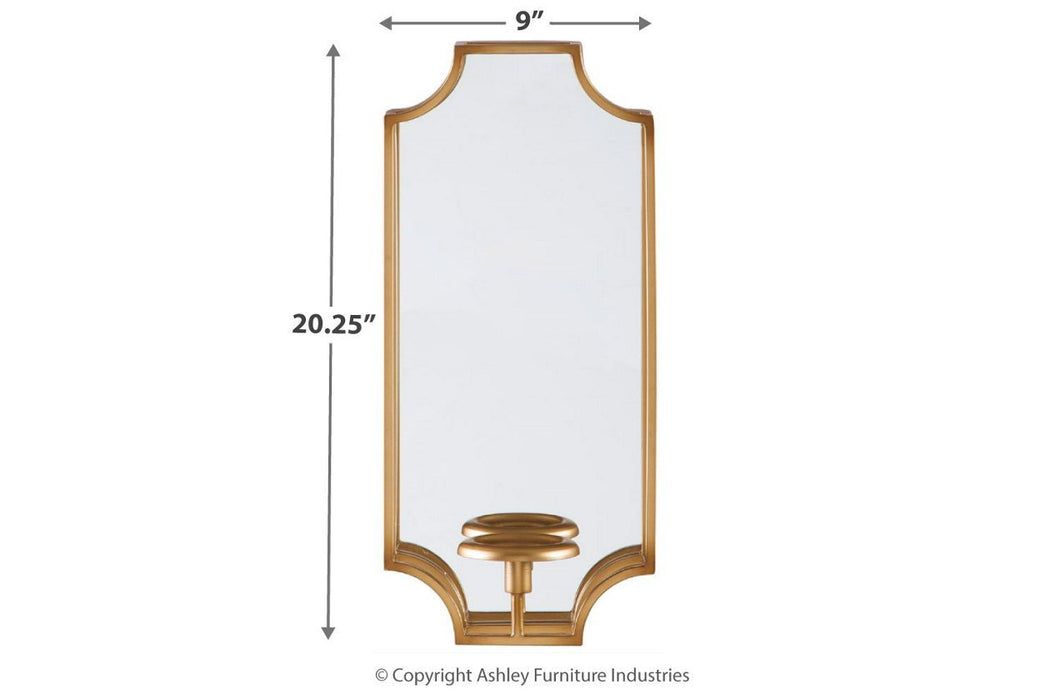 Dumi Gold Finish Wall Sconce - Gate FurnitureSconce