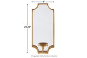 Dumi Gold Finish Wall Sconce - Lara FurnitureSconce