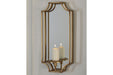 Dumi Gold Finish Wall Sconce - Gate FurnitureSconce