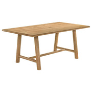 Duncan 7-piece Rectangular Wood Dining Table Set Washed Oak - 193651-S7