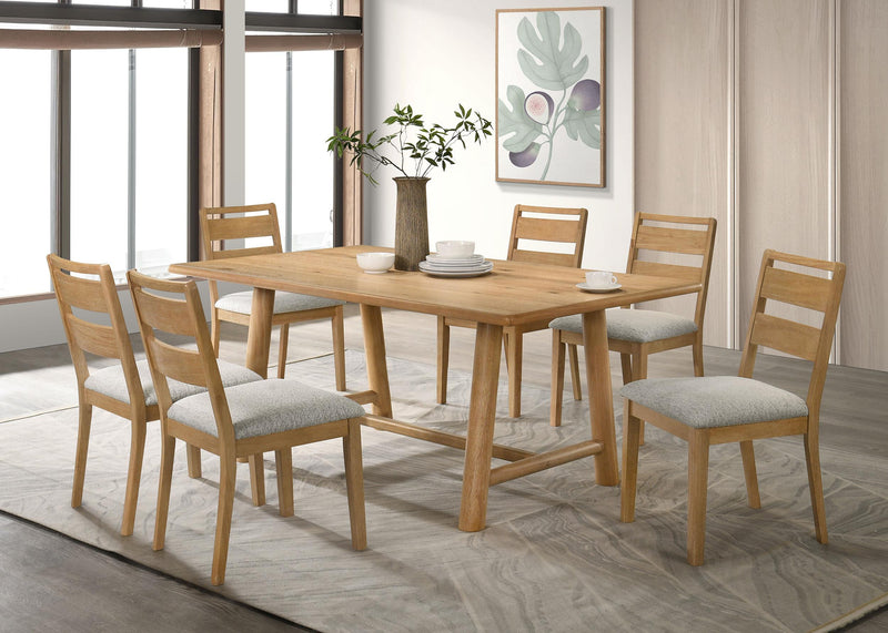Duncan 71-inch Rectangular Wood Dining Room Table Washed Oak - 193651