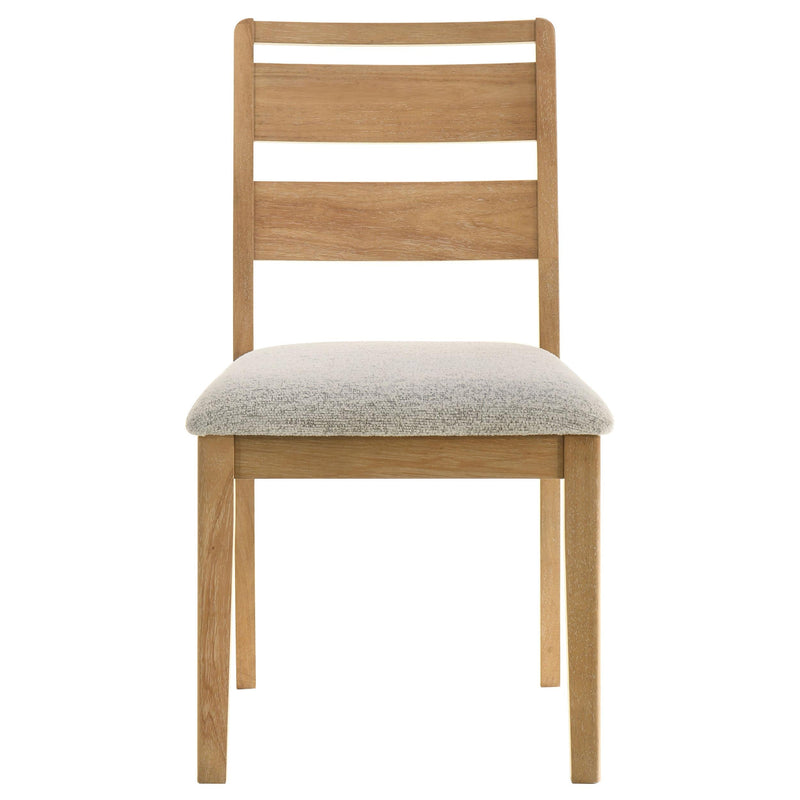 Duncan Ladder Back Dining Side Chair Washed Oak (Set of 2) - 193652