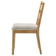 Duncan Ladder Back Dining Side Chair Washed Oak (Set of 2) - 193652