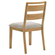 Duncan Ladder Back Dining Side Chair Washed Oak (Set of 2) - 193652