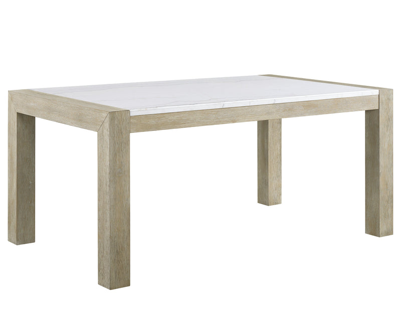 Dune Light Gray Genuine Marble Dining Table - Lara FurnitureDining Table