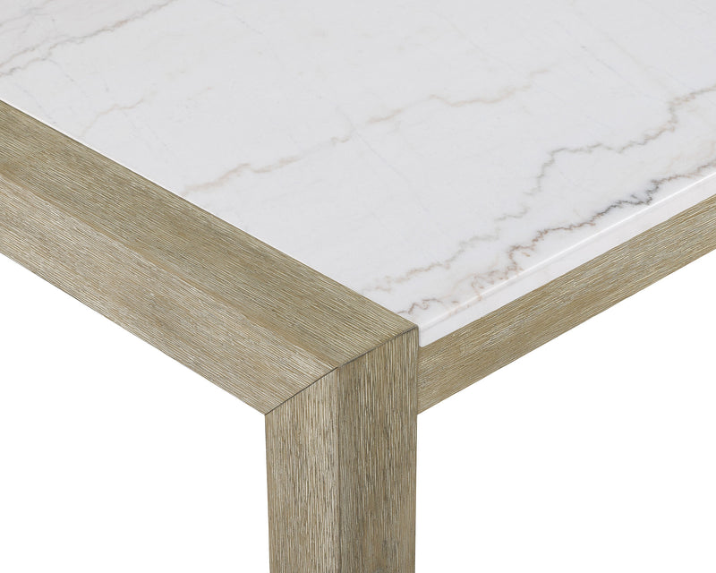 Dune Light Gray Genuine Marble Dining Table - Lara FurnitureDining Table