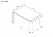 Dune Light Gray Genuine Marble Dining Table - Lara FurnitureDining Table