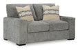 Dunmor Graphite Sofa, Loveseat, Oversized Chair and Ottoman - Gate FurnitureSectional