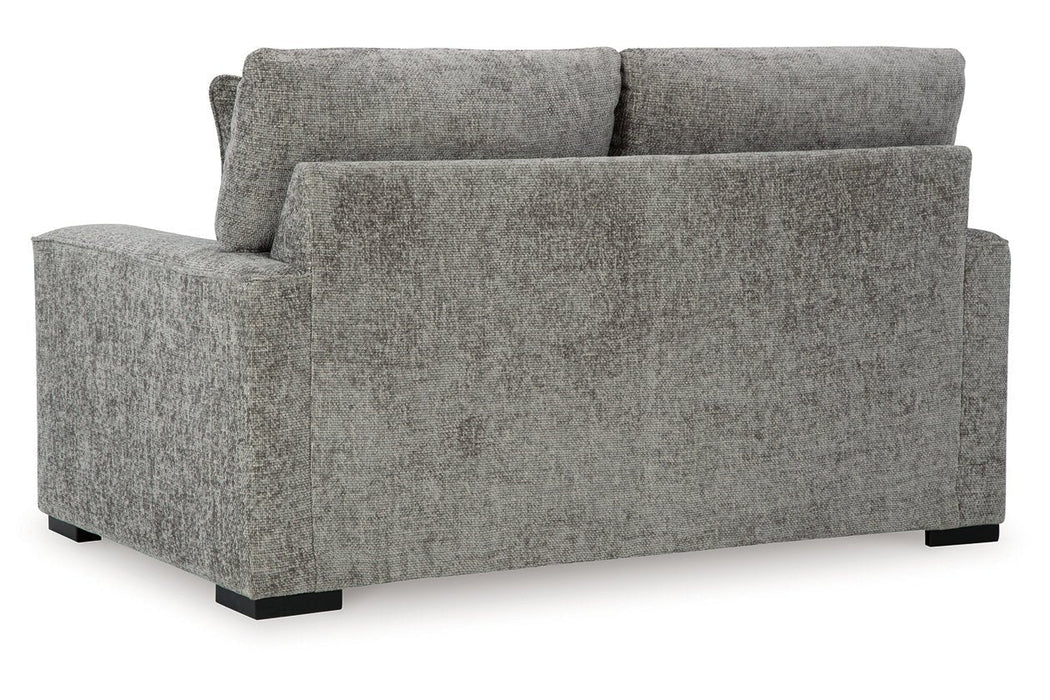 Dunmor Graphite Sofa, Loveseat, Oversized Chair and Ottoman - Gate FurnitureSectional