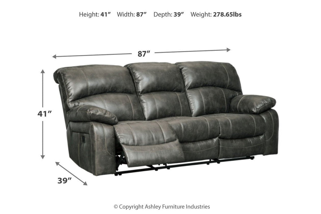 Dunwell Steel Power Reclining Sofa - 5160115 - Lara Furniture