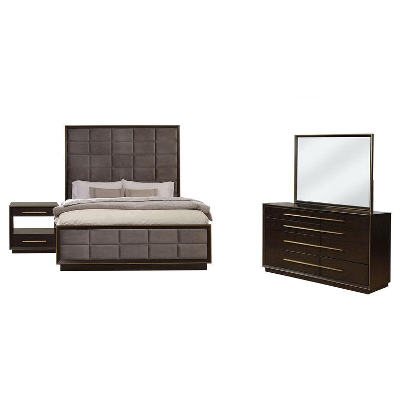 Durango 4-piece California King Bedroom Set Peppercorn - 223261KW-S4