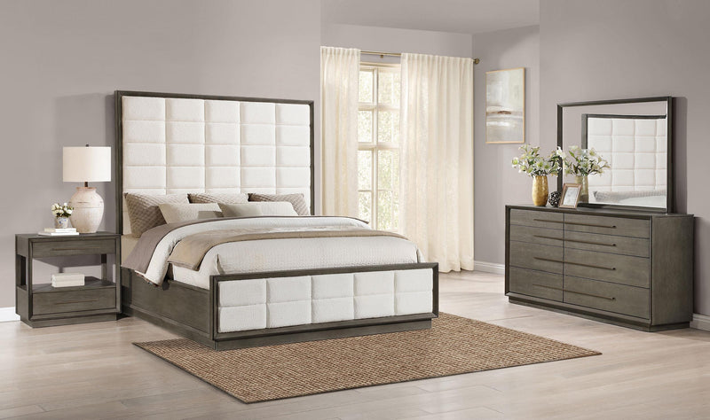 Durango 4-piece Eastern King Bedroom Set Taupe Oak - 223271KE-S4