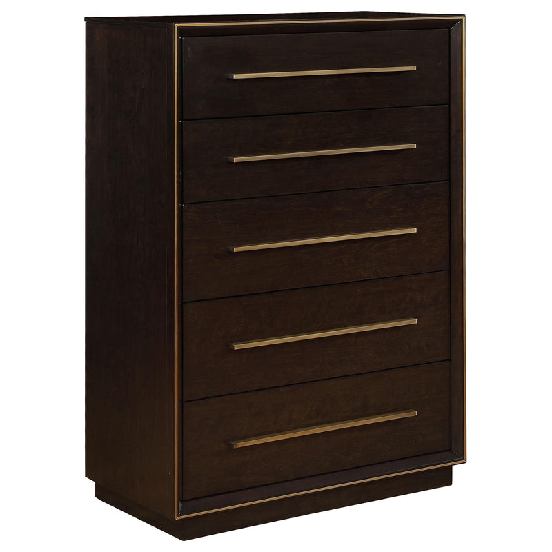 Durango 5-piece Eastern King Bedroom Set Smoked Peppercorn - 223261KE-S5