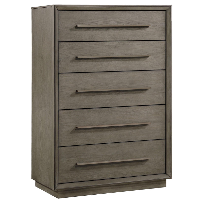 Durango 5-piece Eastern King Bedroom Set Taupe Oak - 223271KE-S5