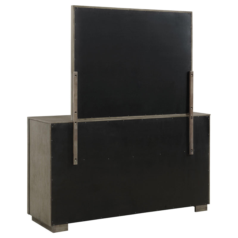 Durango 8-drawer Dresser and Mirror Taupe Oak - 223273M